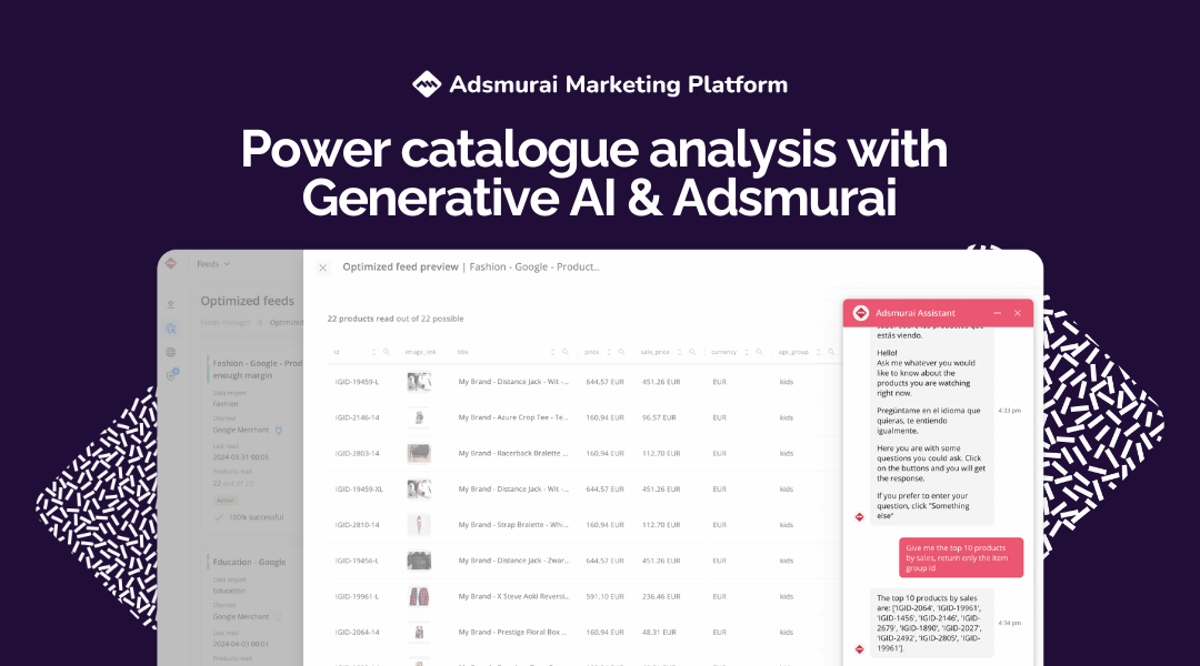 Catalog analysis with GenAI and Adsmurai Marketing Platform
